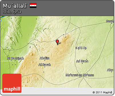 Physical 3D Map of Mu`allalī