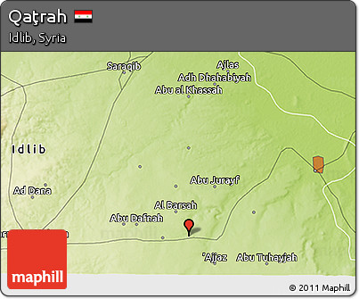 Physical 3D Map of Qaţrah