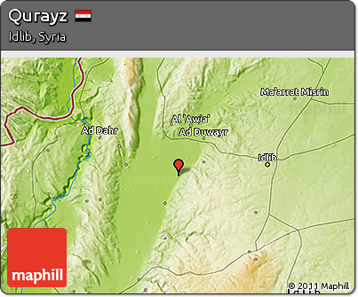 Physical 3D Map of Qurayz