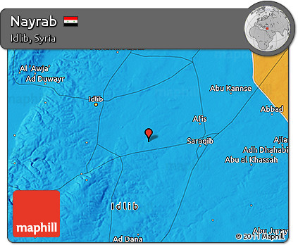 Political 3D Map of Nayrab