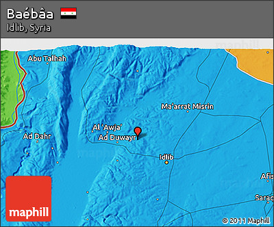 Political 3D Map of Baébâa