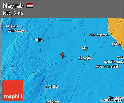 Political 3D Map of Nayrab