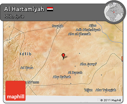 Satellite 3D Map of Al Hartamīyah