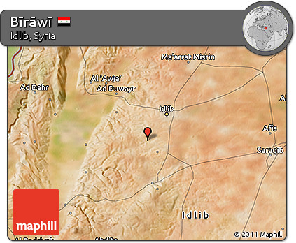 Satellite 3D Map of Bīrāwī