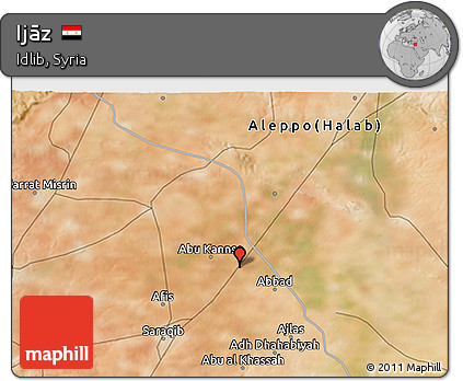 Satellite 3D Map of Ijāz