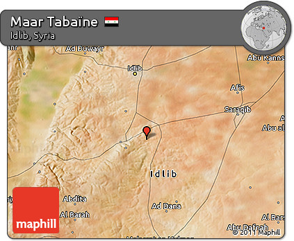 Satellite 3D Map of Maar Tabaïne