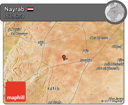 Satellite 3D Map of Nayrab