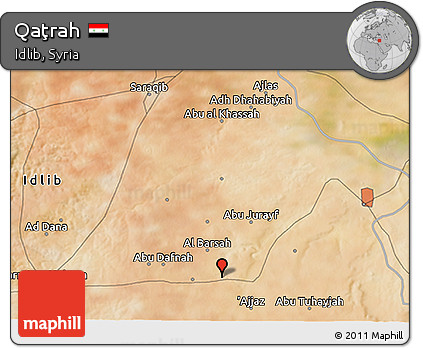 Satellite 3D Map of Qaţrah