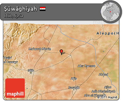 Satellite 3D Map of Şūwāghīyah