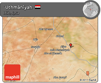 Satellite 3D Map of `Uthmānīyah