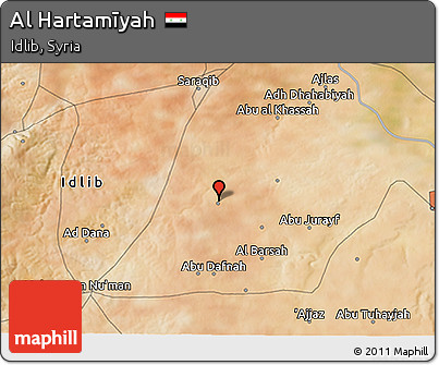 Satellite 3D Map of Al Hartamīyah