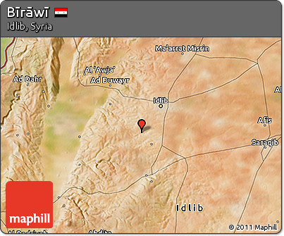 Satellite 3D Map of Bīrāwī