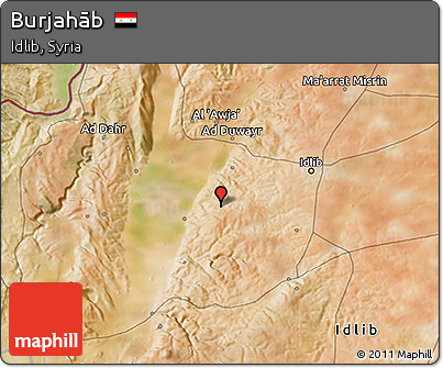 Satellite 3D Map of Burjahāb