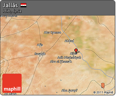 Satellite 3D Map of Jallās