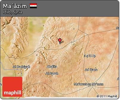 Satellite 3D Map of Ma`āzim