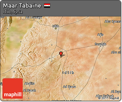 Satellite 3D Map of Maar Tabaïne