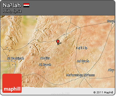 Satellite 3D Map of Naḩlah