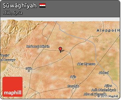 Satellite 3D Map of Şūwāghīyah