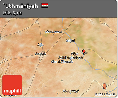 Satellite 3D Map of `Uthmānīyah
