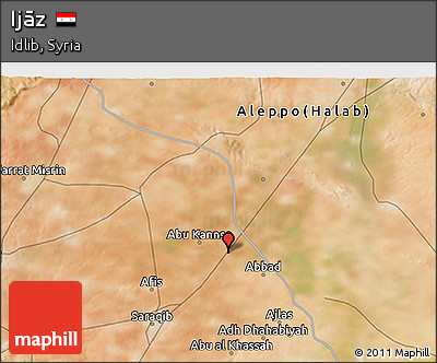 Satellite 3D Map of Ijāz