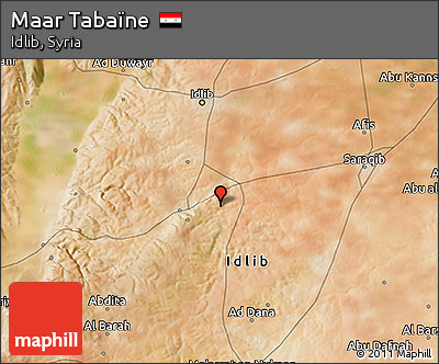 Satellite 3D Map of Maar Tabaïne