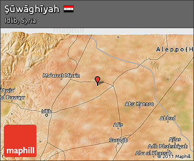Satellite 3D Map of Şūwāghīyah