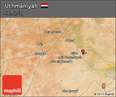 Satellite 3D Map of `Uthmānīyah