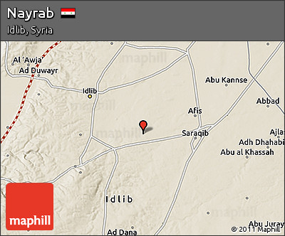 Shaded Relief 3D Map of Nayrab