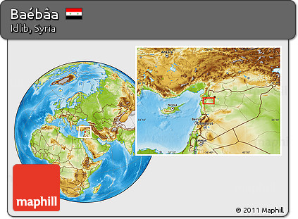 Physical Location Map of Baébâa