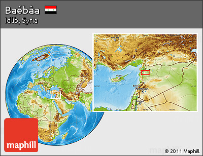 Physical Location Map of Baébâa