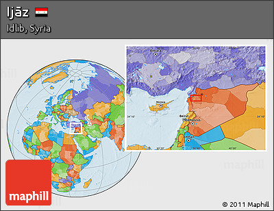 Political Location Map of Ijāz