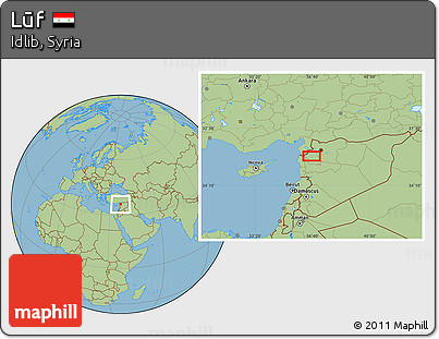 Savanna Style Location Map of Lūf