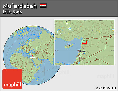 Savanna Style Location Map of Mu`ardabah
