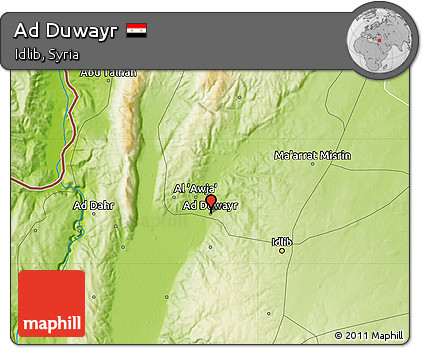 Physical Map of Ad Duwayr