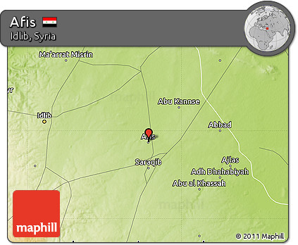 Physical Map of Afis