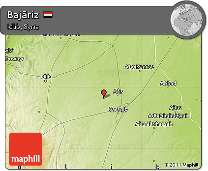 Physical Map of Bajāriz