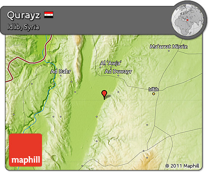 Physical Map of Qurayz
