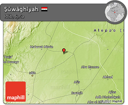 Physical Map of Şūwāghīyah