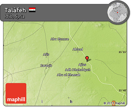 Physical Map of Talâfeh