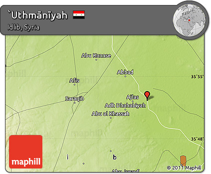 Physical Map of `Uthmānīyah