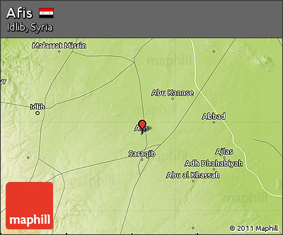 Physical Map of Afis