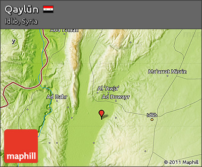 Physical Map of Qaylūn