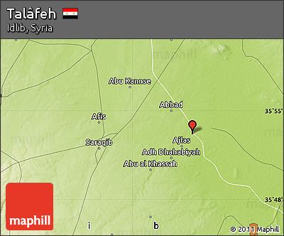 Physical Map of Talâfeh