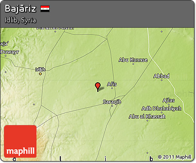 Physical Map of Bajāriz