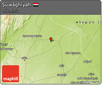 Physical Map of Şūwāghīyah