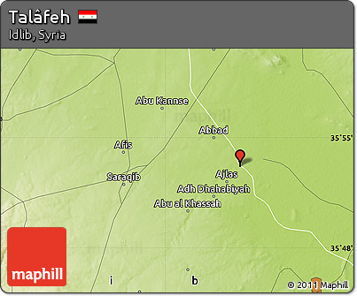 Physical Map of Talâfeh