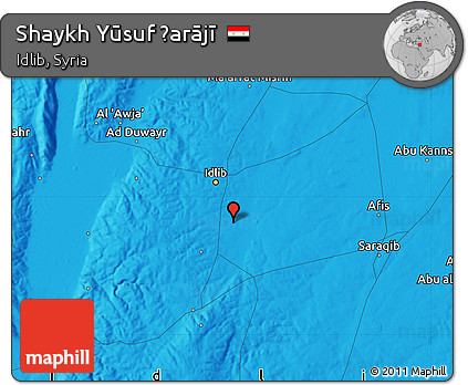 Political Map of Shaykh Yūsuf Ḩarājī