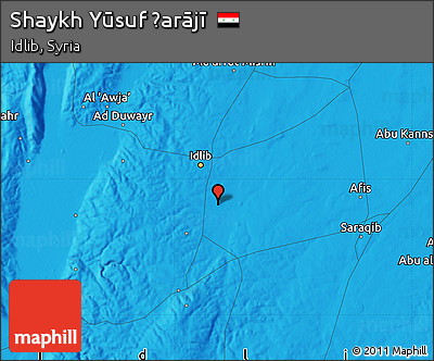 Political Map of Shaykh Yūsuf Ḩarājī