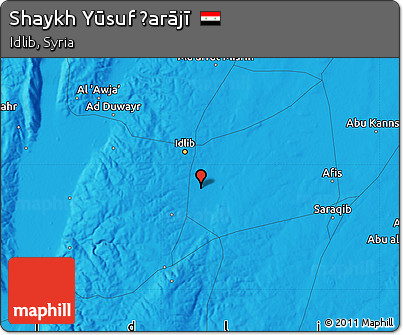 Political Map of Shaykh Yūsuf Ḩarājī