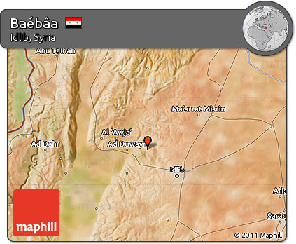 Satellite Map of Baébâa